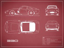 Ferrari 330-Maroon #RGN112734 Ferrari 330-Maroon #RGN112734