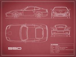 Ferrari 550-Maroon #RGN112737 Ferrari 550-Maroon #RGN112737