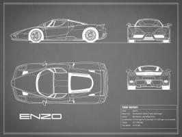 Ferrari Enzo-Grey #RGN112741 Ferrari Enzo-Grey #RGN112741