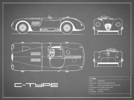 Jaguar C-Type-Grey #RGN112744 Jaguar C-Type-Grey #RGN112744
