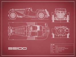 Jaguar SS-100-Maroon #RGN112758 Jaguar SS-100-Maroon #RGN112758