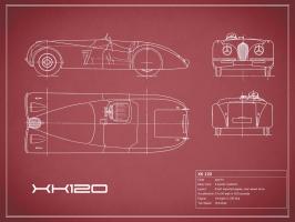 Jaguar XK-120-Maroon #RGN112761 Jaguar XK-120-Maroon #RGN112761