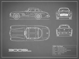 Mercedes 300SL Gullwing-Grey #RGN112765 Mercedes 300SL Gullwing-Grey #RGN112765