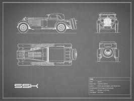Mercedes SSK-Grey #RGN112768 Mercedes SSK-Grey #RGN112768
