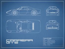 Porsche Carrera GTS-Blue #RGN112784 Porsche Carrera GTS-Blue #RGN112784