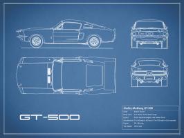 Shelby Mustang GT500-Blue #RGN112787 Shelby Mustang GT500-Blue #RGN112787