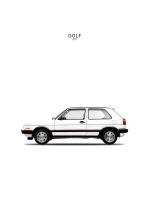Golf GTI Mk2 White #RGN113100 Golf GTI Mk2 White #RGN113100