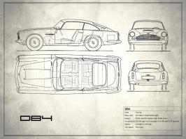 Aston DB4 White #RGN113189 Aston DB4 White #RGN113189
