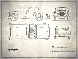 Austin-Healey 100 White #RGN113192 Austin-Healey 100 White #RGN113192
