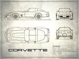 Corvette C3 White #RGN113194 Corvette C3 White #RGN113194