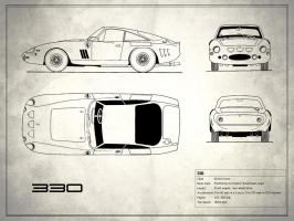 Ferrari 330 White #RGN113197 Ferrari 330 White #RGN113197