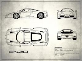 Ferrari Enzo White #RGN113200 Ferrari Enzo White #RGN113200