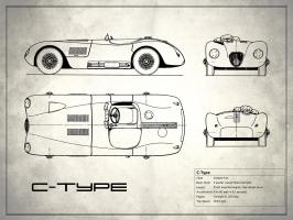 Jaguar C-Type White #RGN113201 Jaguar C-Type White #RGN113201