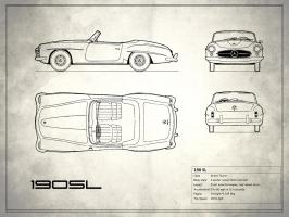 Mercedes 190-SL White #RGN113206 Mercedes 190-SL White #RGN113206