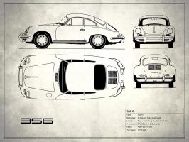 Porsche 356C White #RGN113211 Porsche 356C White #RGN113211