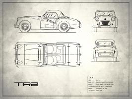 Triumph TR2 White #RGN113222 Triumph TR2 White #RGN113222