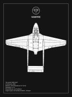 BP de-Havilland Vampire Black #RGN114916 BP de-Havilland Vampire Black #RGN114916