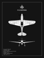 BP P-51 Mustang Black #RGN114946 BP P-51 Mustang Black #RGN114946