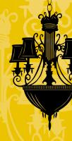 Chandelier 2 Yellow #76027 Chandelier 2 Yellow #76027