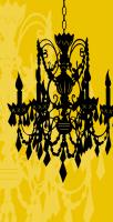 Chandelier 3 Yellow #76032 Chandelier 3 Yellow #76032