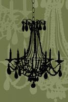 Chandelier 4 Green #76034 Chandelier 4 Green #76034