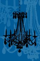 Chandelier 4 Blueberry #76035 Chandelier 4 Blueberry #76035