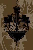 Chandelier 5 Chocolate #76949 Chandelier 5 Chocolate #76949