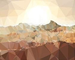 Faceted Desert 1 #100586 Faceted Desert 1 #100586