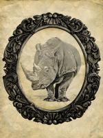 Framed Rhinoceros #89756 Framed Rhinoceros #89756