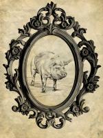 Framed Pig #89764 Framed Pig #89764
