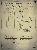Water Ski Patent Buff #90019 Water Ski Patent Buff #90019