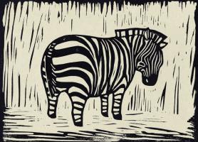 Zebra Linocut #90955 Zebra Linocut #90955