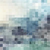 Gridded Watercolor Landscape A #91892 Gridded Watercolor Landscape A #91892