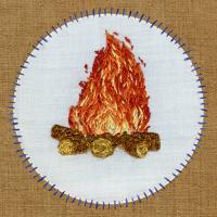 Vintage Camping Embroidery D #91961 Vintage Camping Embroidery D #91961