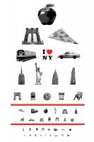 New York City Eye Chart #99072 New York City Eye Chart #99072