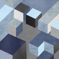 Cubic in Blue I #TS112155 Cubic in Blue I #TS112155