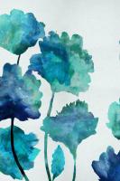 Aqua Blossom Triptych II #VAU112139 Aqua Blossom Triptych II #VAU112139