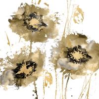 Flower Burst Trio in Gold #VAU113307 Flower Burst Trio in Gold #VAU113307
