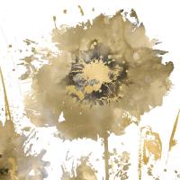 Flower Burst in Gold I #VAU113308 Flower Burst in Gold I #VAU113308