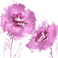 Flower Burst in Pink I #VAU113493 Flower Burst in Pink I #VAU113493