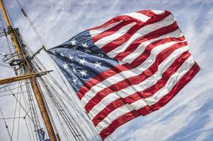 Tall Ship American Flag #92224 Tall Ship American Flag #92224