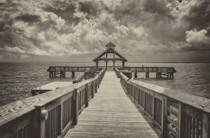 Sepia Pier #92241 Sepia Pier #92241