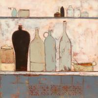 French bottles with French tiles #IG 3423 French bottles with French tiles #IG 3423