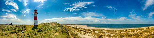 Sylt Panorama Ellenbogen mit Leuchtturm #IG 8330 Sylt Panorama Ellenbogen mit Leuchtturm #IG 8330